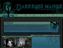 Tablet Screenshot of darkrosemanor.com
